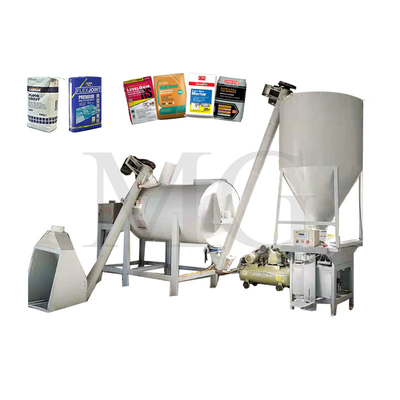 Einfache Trockenmischung Pulver Mörtel Mischmaschine Wand Putty Sand Zement Mixer Keramikfliesen Kleber Herstellungsanlage