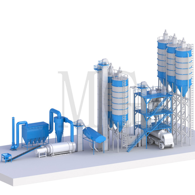 PLC steuerte trockener Mörser-rostfreie Mischungs-Maschine FESTO 45kw 380V