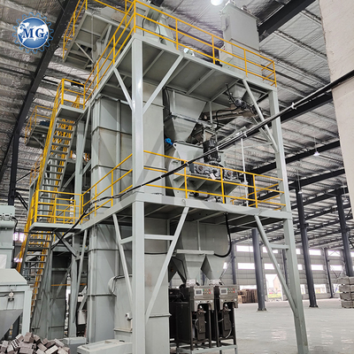 PLC-Ingenieur geführte Trockenmortar-Produktionslinie 200 kW Leistung 100-120 t/h