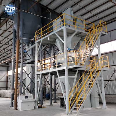 200 kW Trockenmortar-Produktionslinie 120 t/h mit automatischem Verpackungssystem mit PLC-Steuerung