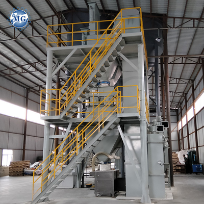 200 kW Trockenmortar-Produktionslinie 120 t/h mit automatischem Verpackungssystem mit PLC-Steuerung