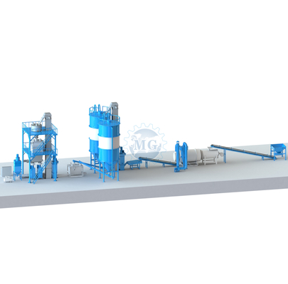 CE-Zertifikat 20T/H Automatische Trockenmisch-Mörteranlage Zementmischmaschine