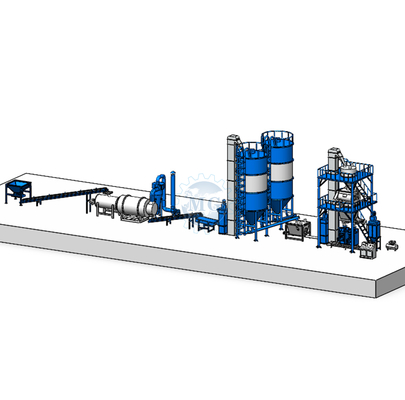 Fabrik-direkte 10-30T/H automatische Trockenmortar-Produktionslinie Trockenmortar-Mischmaschine