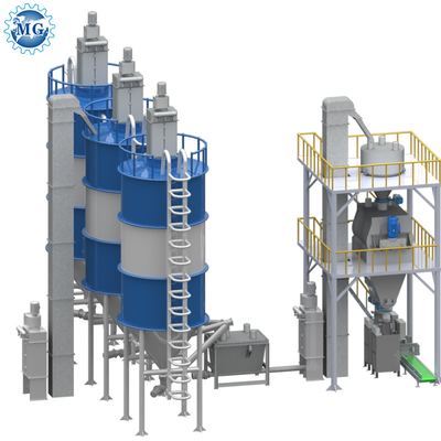 Effiziente Fliesenklebmaschine mit automatischer Materialzufuhr und Dosierkapazität 10-30T/H