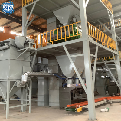 Effiziente Fliesenklebmaschine Mörtel-Produktionslinie mit automatischer Materialzufuhr und Verpackung