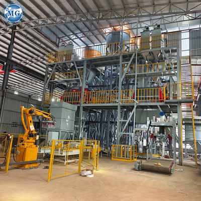 10-30TPH Voll-Automatische Trockenmortar-Produktionslinie Fliesenklebmaschine
