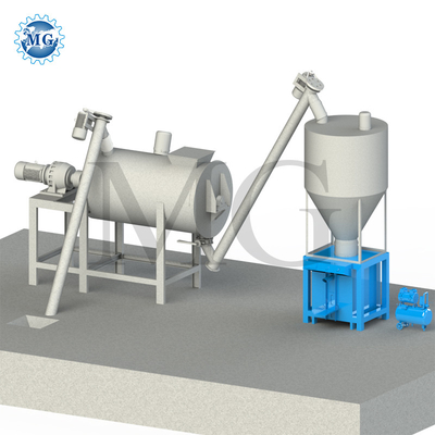 Trockene Mischung Pulver Mörtel Mischanlage Wand Putty Sand Zement Gipsmischer Keramikfliesen Klebstoffmachine