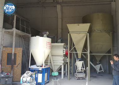 Einfache Trockenmortar-Pflanzenpulvermischmaschine mit Verpackungsmaschine