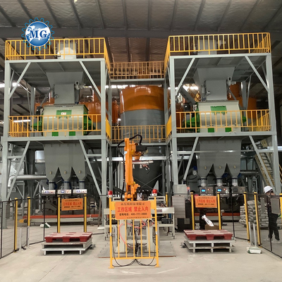 Vollautomatische Trockenpulver-Mörtelmischmaschine Wandputtisand Zementmischer Keramikfliesen Klebewerk zum Verkauf