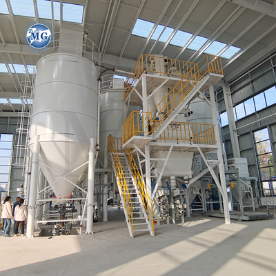 Hohe Qualität Trockenpulver Mörtel Produktionslinie Wand Putty Sand Zement Mixer Ausrüstung Keramikfliesen Klebstoffmachine