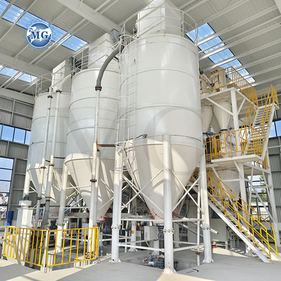 Hohe Qualität Trockenpulver Mörtel Produktionslinie Wand Putty Sand Zement Mixer Ausrüstung Keramikfliesen Klebstoffmachine