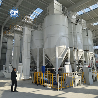 Hohe Qualität Trockenpulver Mörtel Produktionslinie Wand Putty Sand Zement Mixer Ausrüstung Keramikfliesen Klebstoffmachine
