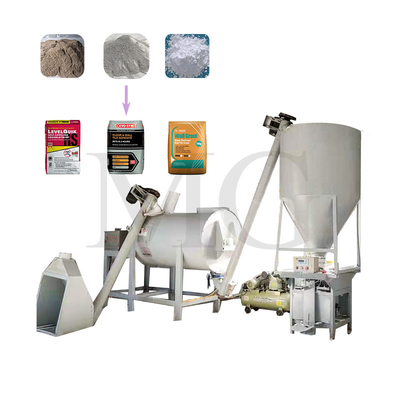 Trockene Mischung Pulver Mörtel Mischanlage Wand Putty Sand Zement Mixer Maschine Keramikfliesen Klebeproduktionslinie