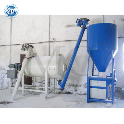 Einfache Trockenpulver-Mörtel-Produktionslinie Wand Putty Skim Coat Sand Zement Mixer Ausrüstung Keramikfliesen Klebstoffmachine