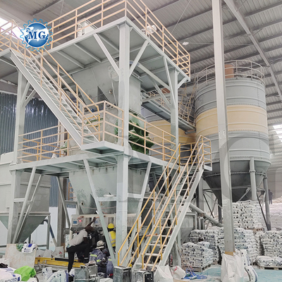 Intelligente PLC 10-30 T/H Trockenmischpulver Mörtelanlage Wand Putty Sand Zement Mixer Keramikfliesen Klebe-Grube-Herstellungsmaschine
