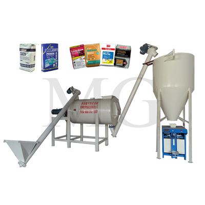Einfache Trockenmischung Pulver Mörtelanlage Wand Putty Sand Zement Mixer Keramikfliesen Klebstoff Fels machen Maschine Spannung angepasst