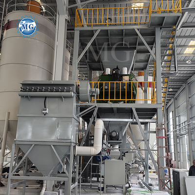 PLC-Steuerung Trockenmischung Pulver Mörtel Mischmaschine Wand Putty Sand Zement Mischgeräte Keramikfliesen Klebeproduktionslinie