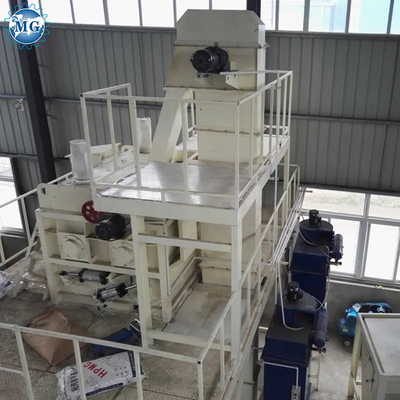 PLC-Steuerung Halbautomatische Trockenmischung Pulver Mörtel Mischanlage Wand Putty Sand Zement Gipsmischer Keramikfliesen Klebstoffmachine