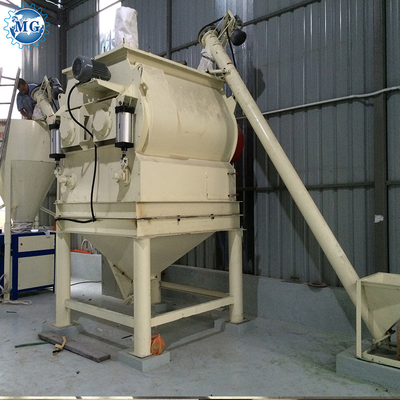 4-5 T/H 35 KW Trockenmischmaschine Pulver-Mörtelmischer Maschine Wandputtisand Zementmischgeräte Fliesen Klebstoff-Klebstoff-Herstellungsanlage