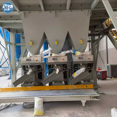 Automatische 10-20TPH Trockenmortar Anlage Sand Zement Mixer Fliesen Klebmaschine