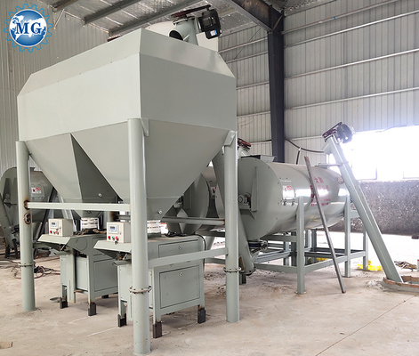 Hocheffiziente 1-6TPH-Ready einfache Trockenmortar-Anlage Sand Zementmischmaschine