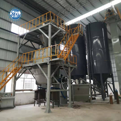10-30 tph Spannung kundenspezifische Trockenmischung Pulver Mörtel Produktionslinie Wand Putty Putter Skim Coat Mixer Fliesen Klebstoff Glut Machmaschine