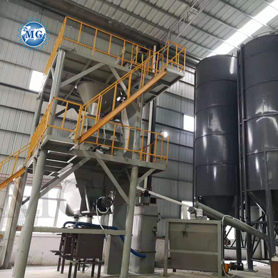10-30 tph Spannung kundenspezifische Trockenmischung Pulver Mörtel Produktionslinie Wand Putty Putter Skim Coat Mixer Fliesen Klebstoff Glut Machmaschine