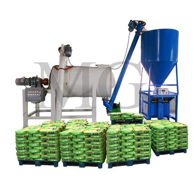 1-5 tph Spannung angepasst Trockenmischung Pulver Mörtel Produktionslinie Wand Putty Putter Zement Skim Coat Mixer Fliesen Klebstoff Glut Machmaschine
