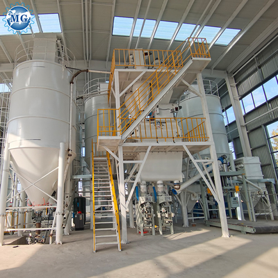 Vollautomatische Sandzementpulvermischende Fliesen Fliesenglut Fliesenklebstoff Trockenmischfabrik