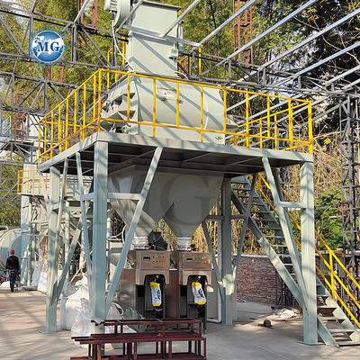49KW Stromsparende Trockenmortarmischanlage Wand Putty Gips Skim Coat Sand Zement Mixer Fliesen Klebstoff Glutmachmaschine
