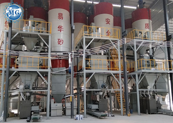 China Fabrik Automatische Trockenmortar Produktionslinie Trockene Pulvermischmaschine