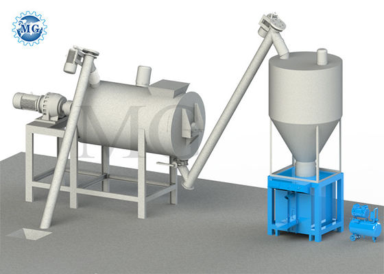 Geräuscharm Trockenmörtelmischer Maschine Wandspachtel Sand Zement Bodenfliesenkleber Mörtel Produktionsanlage zu verkaufen