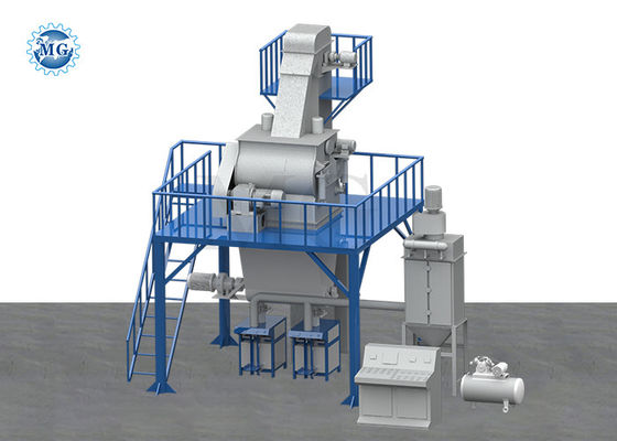 8-50 T/H Trockenpulver Mörtel Produktionslinie Wand Putty Skim Coat Mixer Maschine Keramikfliesen Klebstoff Klebstoff Herstellungsanlage