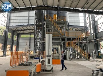 Kundengebundene Spannungs-Turmart automatische Fliesen-klebende Produktionsanlage mit Palettierungssystem