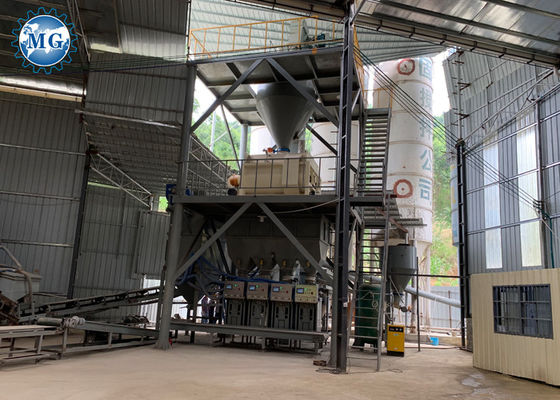 Automatische PLC-Fliesen-klebende Herstellungsmaschine, die Verpackung wiegt