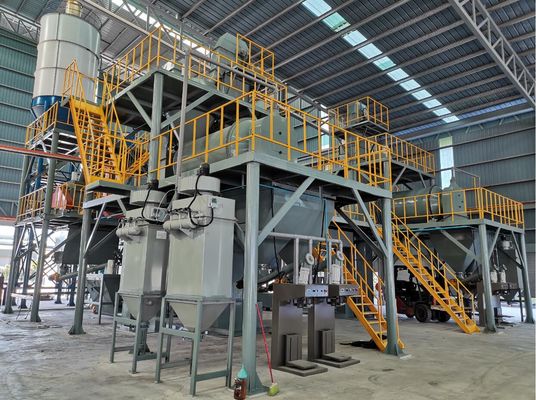 9M Automatic Dry Mortar Mischungs-Anlage für Fliesen-klebende Maschinen-Linie