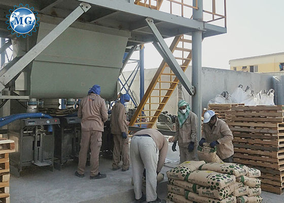 Trockene Mörser-Anlage des Fliesen-klebende Gips-10T/H für das Zement-Vergipsen