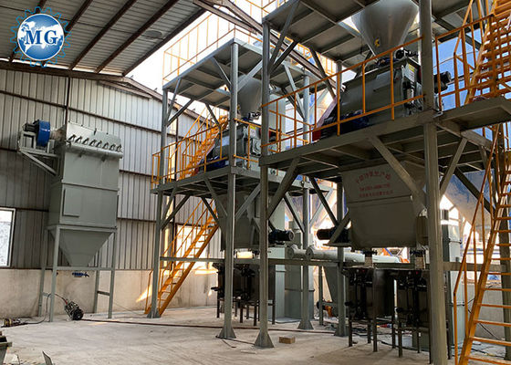 Wand-Kitt-Produktionsanlage der Bauwesen-trockene Mischungs-Anlagen30t/h