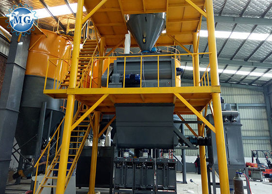 Automatische wiegende 10-20T/H decken klebende Maschinen-trockene Mörser-Mischanlage mit Ziegeln