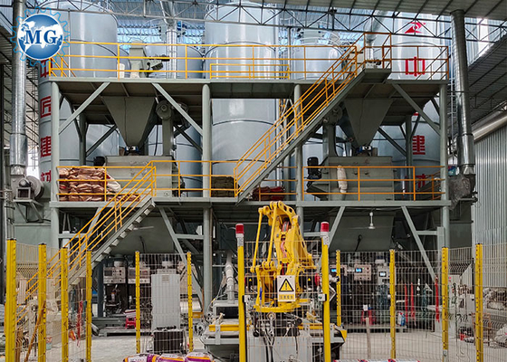 Niedriges Investitions-Geld, das trockene Mörser-Anlage t/h 10-20 für das Fliesen-Kleber-Mischen erwirbt