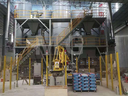 Trockene Fliesen-Bewurf-Mischmaschine-volle automatische hohe Leistungsfähigkeit des Mörser-10-12T/H